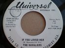 KAVALIERS*OBSCURE ALA. MOODY GARAGE 2-SIDER*UNIVERSAL R. INC. DJ PR0MO 45*HEAR