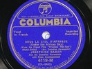 78 RPM -- Josephine Baker (with Comedian Harmonists, Columbia 4119, E-