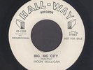 Texas Rockabilly 45  Moon Mullican  Big Big City  Hall-Way  hear  GREAT 