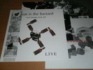 MAN IS THE BASTARD / BASTARD NOISE split Live LP vinyl JAPAN ltd 500