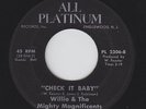 Northern Soul 45 - Willie & Mighty Magnificents - Check It Baby - All Platinum
