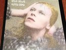 DAVID BOWIE rare autograph signed Hunky Dory LP cover 1971