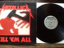 METALLICA *Kill Em All* MRI 069 MEGAFORCE VG Metal No UPC Vinyl LP Record