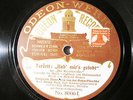 78rpm MARGARETHE SIEMS sings ROSENKAVALIER Terzett - RARE ACOUSTIC ODEON