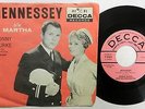 HENNESSEY TV Theme 45 Sonny Burke Mega-rare Jackie Cooper Abby Dalton PS  #C 929