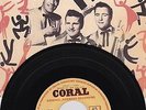 45 TOURS  FRENCH EP  JOHNNY BURNETTE MIDNIGHT TRAIN CORAL PAS DE POCHETTE