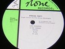 LP,  GINGER JOHNSON, AFRICAN PARTY, STONE