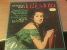 BOX 2 LP + BOOKLET GIUSEPPE VERDI LA TRAVIATA CARLOS KLEIBER DG 2707103 DOMINGO