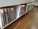 Verzameling vinyl platen (LP's en 12