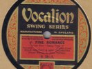 BILLIE HOLIDAY - A Fine Romance / Billie's Blues 78 rpm disc (A+++)