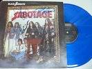 BLACK SABBATH SABOTAGE SIGNED  LP ALBUM BLUE VINYL