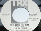 13th PRECINCT: You Gotta Be Mine   1967 IL GARAGE DANCER ?? PROMO wlp