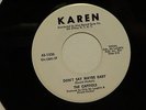 northern soul THE CAPITOLS Don't Say Maybe Baby KAREN DJ hear soundclip