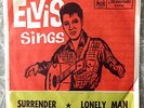 ELVIS COLOR PORTRAIT COVER 45 