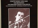 2 LPs Ginette Neveu Live Radio Broadcast recordings Brahms u. Beethoven Violin