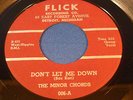 RARE DooWop Vocal group 45 Minor Chords on Flick 1959 