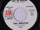 Tony Middleton Keep on dancing US A&M promo