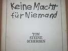 Ton Steine Scherben ?–  Keine Macht für Niemand 2 LPs Rio Raiser David Volksmund