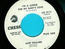 HANK BALLARD - I'M A JUNKIE FOR MY BABY'S LOVE - CHESS DJ R&B Soul 7
