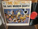 THE DAVE BRUBECK QUARTET TIME OUT COLUMBIA SIX-EYE JAZZ LP MONO