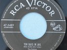 The ROBINS 45 Ten Days In Jail  RCA 5489  VG  1953 Doo Wop R&B Coasters