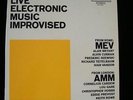 AMM/MEV Live Electronic Music Improvised LP Original MAINSTREAM Avant Garde NM