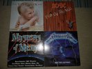 Classic Metal Vinyl Records, Van Halen, ACDC , Masters of metal, Metallica