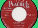 LITTLE RICHARD I Love My Baby / Maybe I'm Right 45rpm Peacock 1957