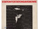 DAVID BOWIE STATION TO STATION SIGNED BY ARTIST VINYL LP SLEEVE ONLY - ORIGINAL