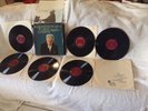 SET OF (6) 195O RCA RED SEAL SILVER Rubinstein plays Chopin - RCA Victor LM-6802