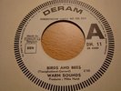 WARM  SOUNDS : Birds and bees. - DERAM 11.  (Belgium 7