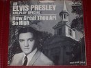 ELVIS PRESLEY RARE PROMO 45 HOW GREAT THOU ART WITH PICTURE SLEEVE