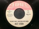 Billy storm - please don't mention her name