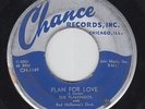THE FLAMINGOS Plan For Love on Chance 45 RARE doo wop original HEAR