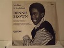 DENNIS BROWN no man is an island REGGAE LP on STUDIO ONE