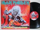 IRON MAIDEN A REAL LIVE ONE 1993 LP PICTURE & LYRIC W/IN G/F Promo