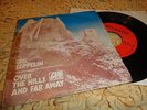 LED ZEPPELIN Over The Hills And Far Away RARE 7 45 ANGOLA 1973 TEAL RODA ATS 610