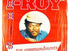 Reggae LP   I Roy   Ten Commandments   Virgin   picture disc shrink NM