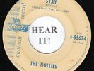 The Hollies BRIT 45 (Liberty PROMO 55674) Now's the Time/Stay