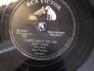 Elvis Presley 78rpm On Rca. 