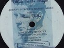 78 RPM EXTRA RARE 12 INCH SIGNED BY RUDY VALLEE (PICTURE LABEL)  MUST SEE / EE-