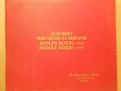 Schubert  Grand Fantasia in C  Adolf Busch  Rudolf Serkin  HMV DB1524/27