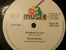 Dennis Brown Oh What A Day Killer Roots 12