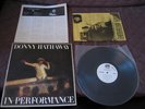 Donny Hathaway In Performance Japan Promo White Label Vynyl LP OBI Press Release