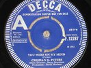 CRISPIAN ST. PETERS. YOU WERE ON MY MIND. DECCA F.12287 (VERY RARE DEMO).