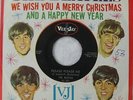 The BEATLES . 45 & Xmas Slv. RARE . Please Please Me / From Me To You . 45 Mint-