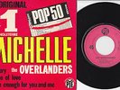 45 Tours de THE OVERLANDERS ( The BEATLES )  Chez Vogue-Pye  N° PNV.24161 NICKEL