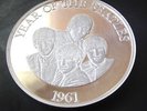 BEATLES RARE  FAB FOUR COIN  SILVER HALLMARKED -SOLID SILVER -INVESTMENT