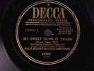 jazz vocal 78 Billie Holiday Louis Armstrong My Sweet Hunk O' Trash Decca 24785