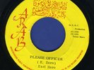 1104 EARL ZERO-PLEASE OFFICER-KING TUBBY'S VERSION-ARAB-1975 REGGAE 45 7